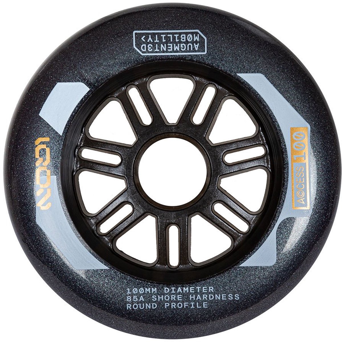 Iqon Access 100 85a Schaatswielen 4 Eenheden Goud 100 mm Skateonderdeel kopen online