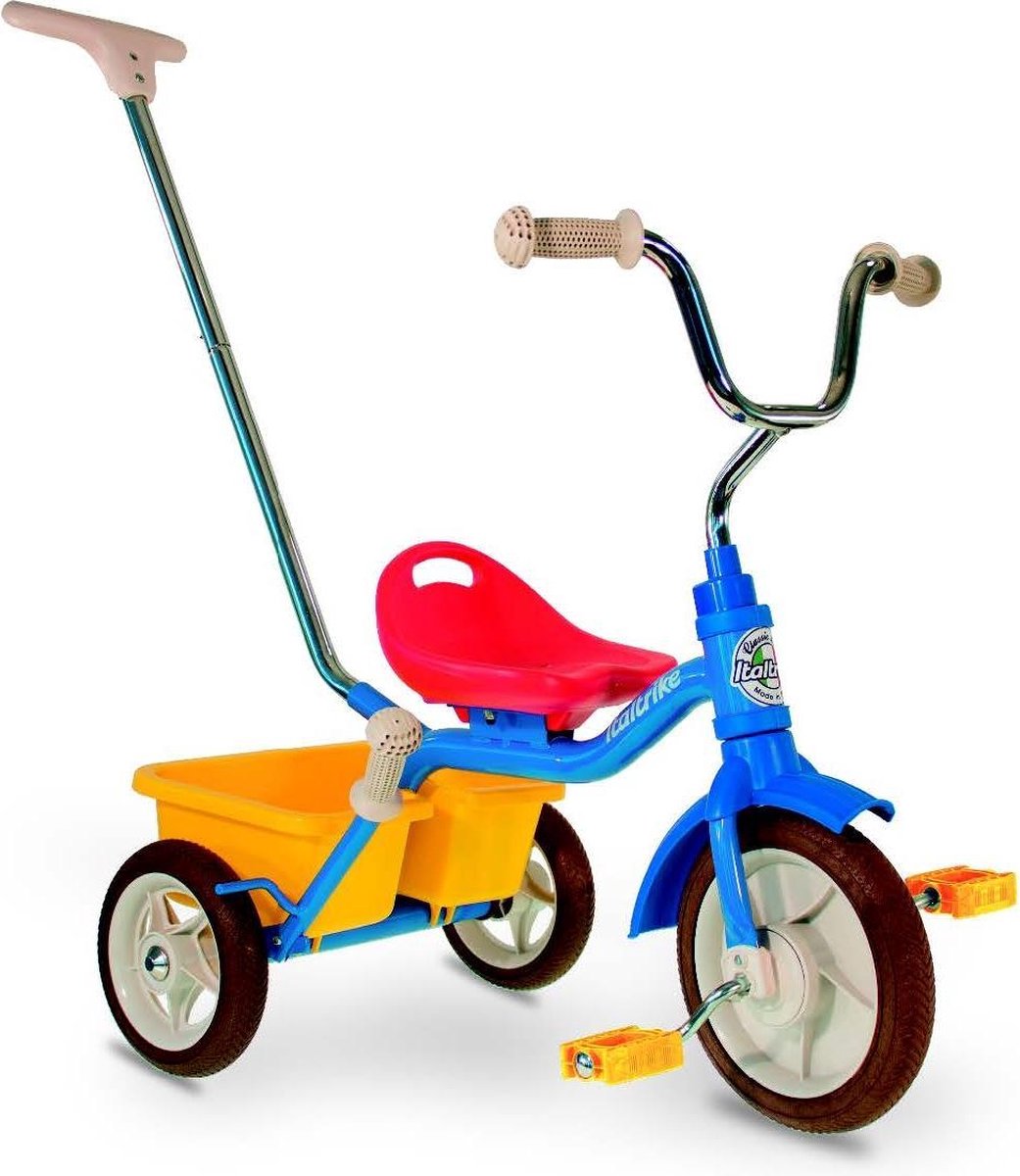 Italtrike Colorama Passenger Driewieler - Driewieler - Jongens en meisjes - Blauw - 10 Inch Driewieler kopen online