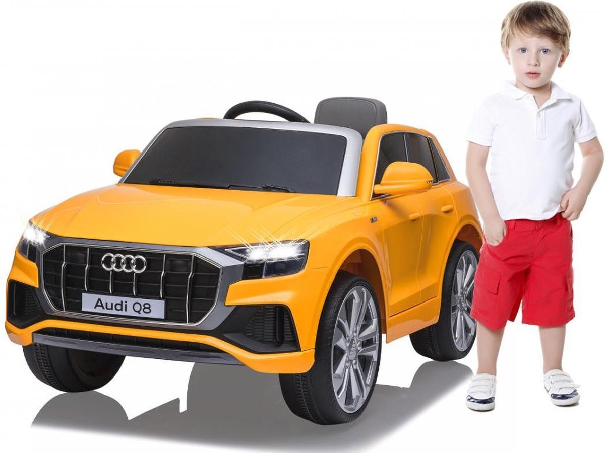 Jamara Ride-on Audi Q8 - Accuvoertuig - Unisex - Geel Accuvoertuig kopen online