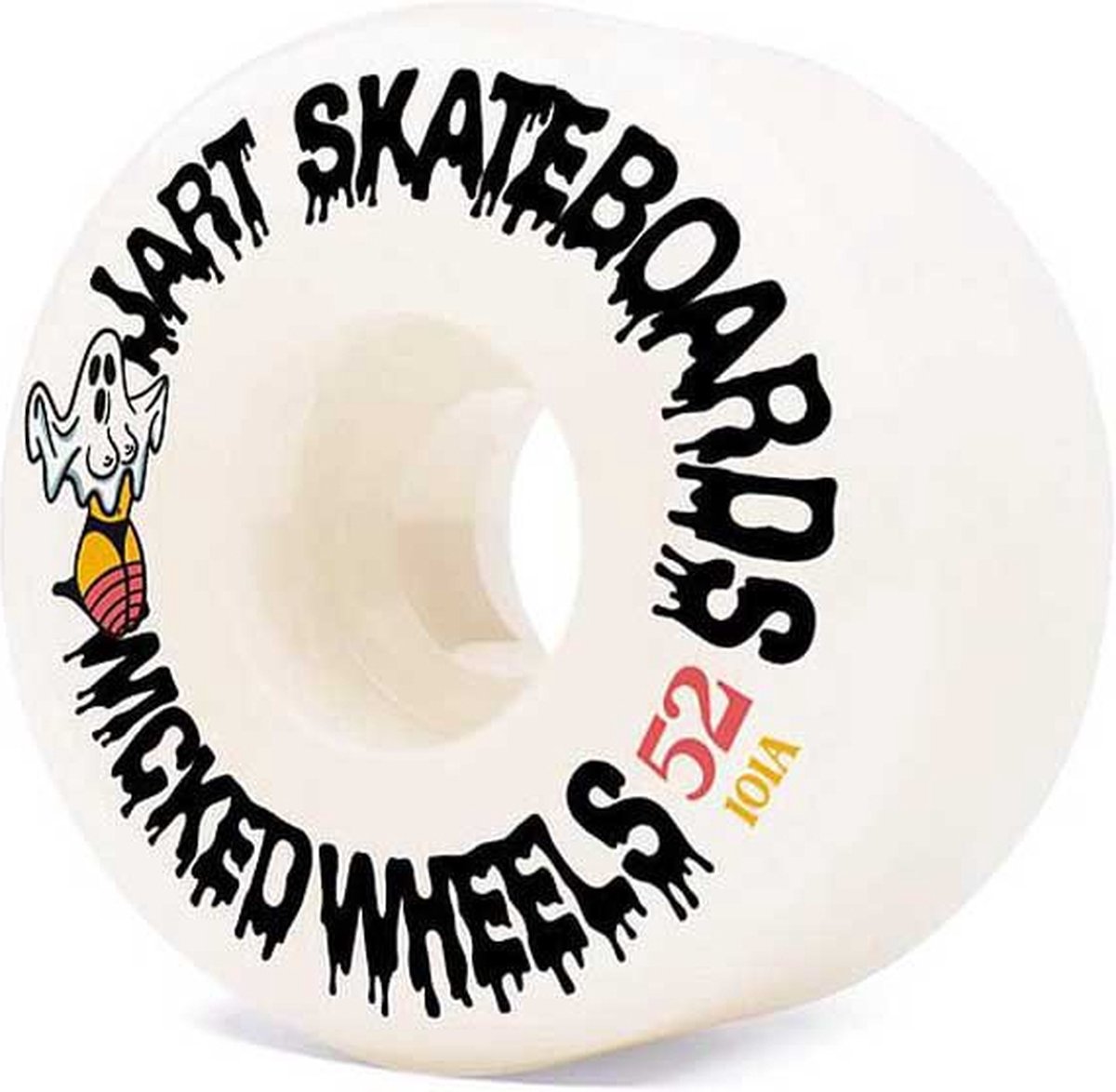 Jart Wicked 99a Skateboardwielen Transparant 54 mm Skateonderdeel kopen online