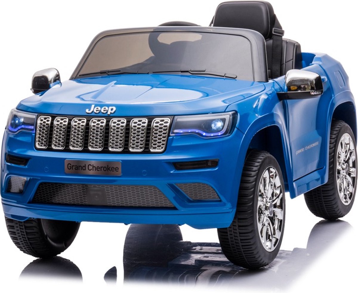 jeep grand cherokee blauw 12v kinderauto