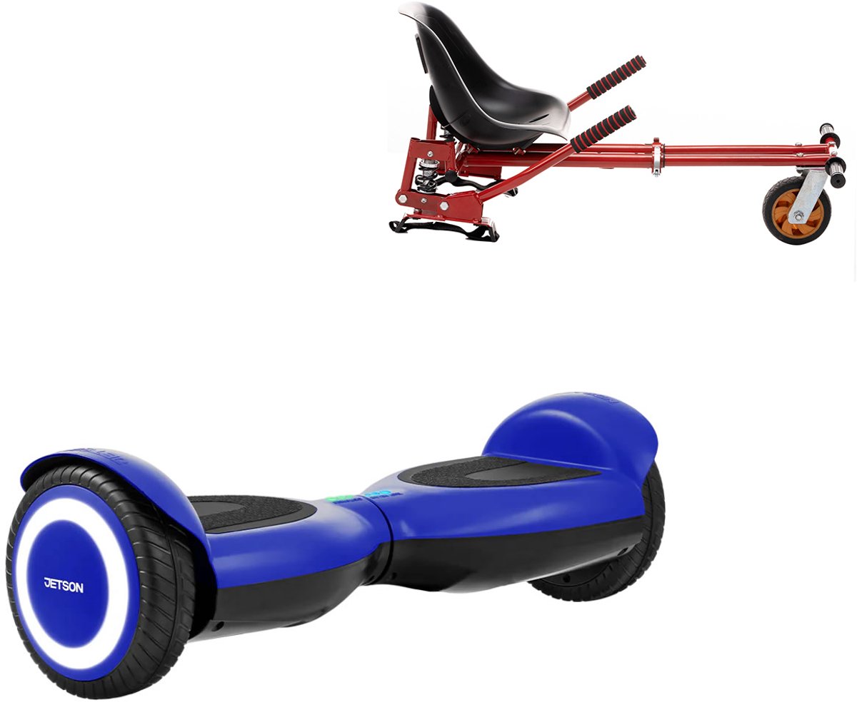 Jetson Prism Hoverboard Blauw Met Schokdemper Hoverkart Rood - All-Road 6.5 inch Wielen - Oxboard - LED Verlichting - UL2272 Gecertificeerd Hoverboard kopen online