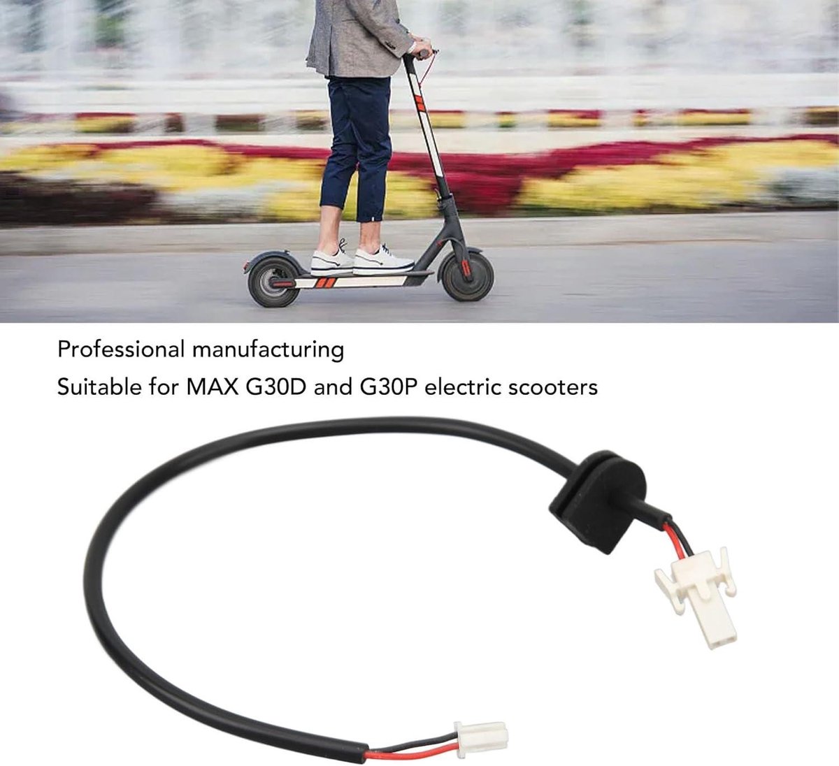 JGS Premium - Elektrische Step Achterlicht Kabel, ABS Vervangend Onderdeel voor Elektrische Step MAX G30P G30D, Scooter Accessoire met Verbinding - Roodesign & Stijlvol Buitenspeelvoertuigaccessoire kopen online