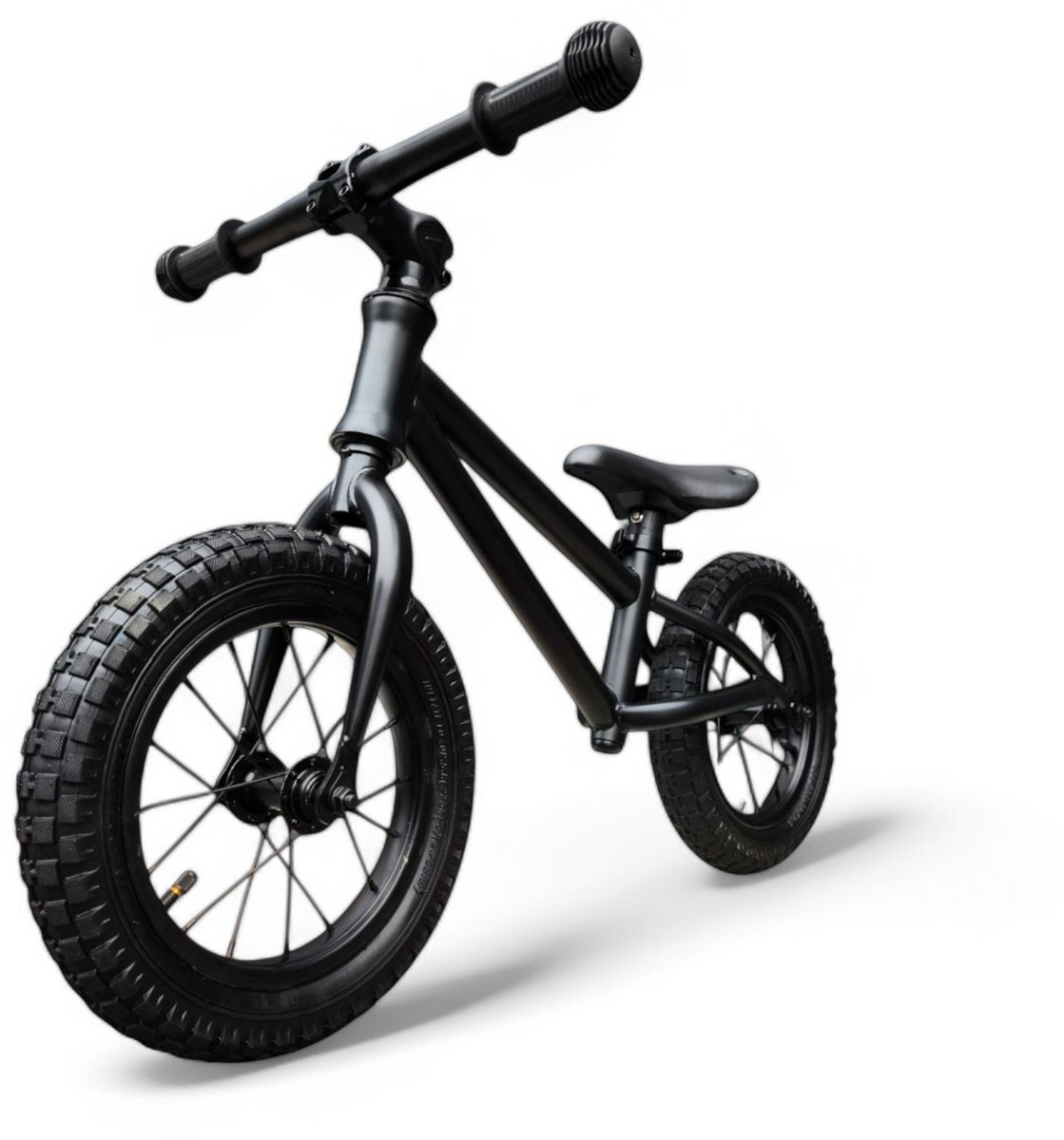 Jobber – Fatbike Loopfiets 2 jaar – Loopfietsen 12inch - Mat Zwart Loopfiets kopen online