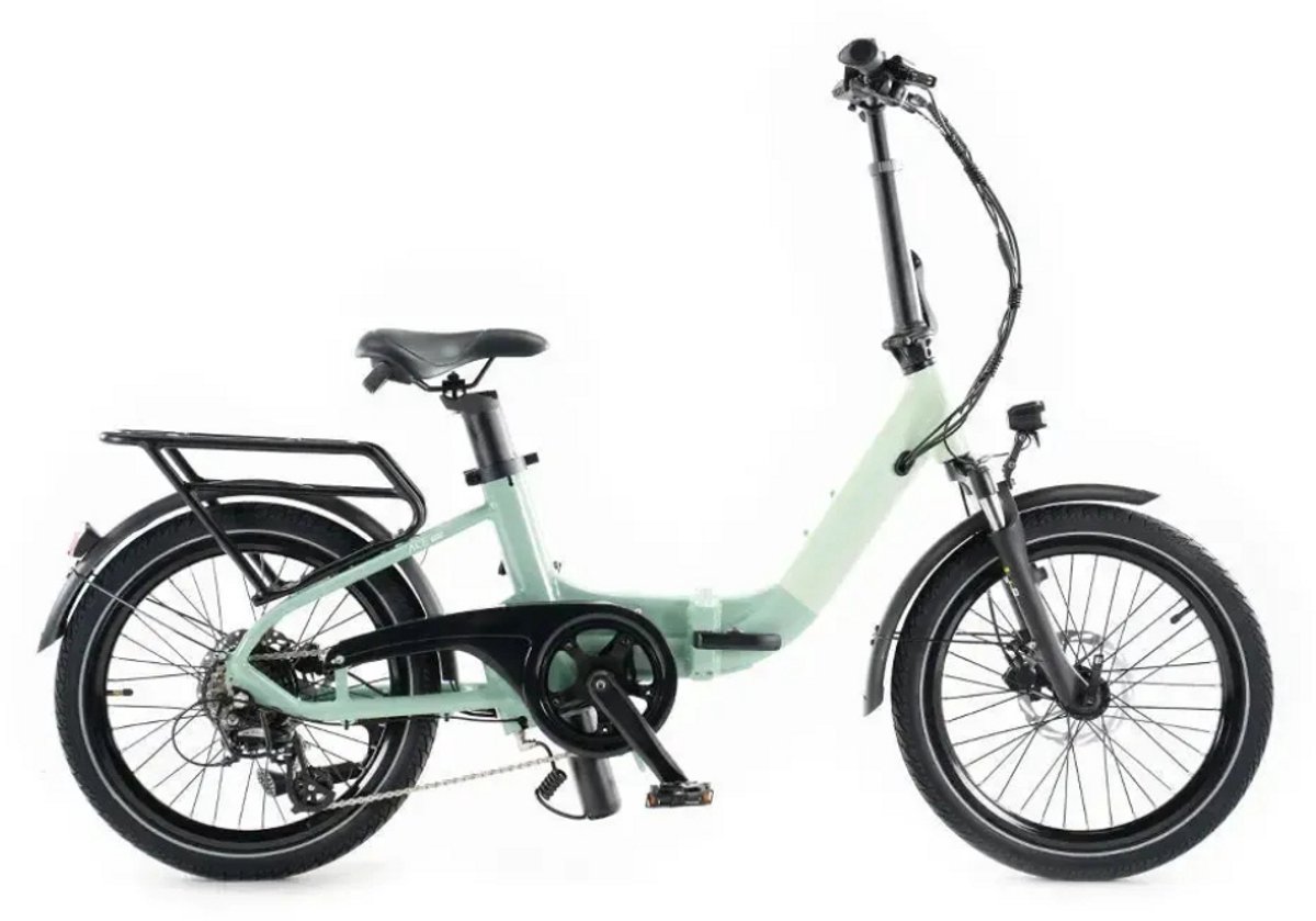 JOBOBIKE Ace Pro Elektrische Vouwfiets - Lage Instap - 20 Inch - 250W Motor - 7 Versnellingen - 50 km Actieradius - Hydraulische Schijfremmen - Groen Fiets (elektrisch) kopen online