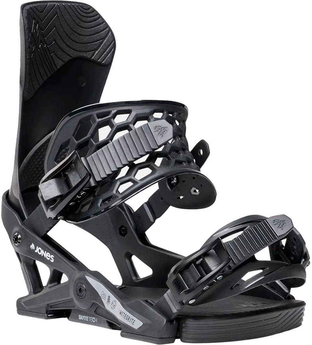jones meteorite snowboardbindingen zwart l