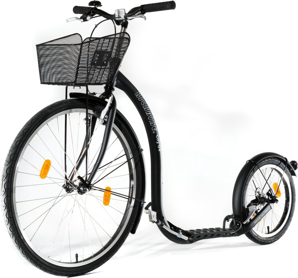 Kickbike step City G4 met mandje (zwart) Step kopen online