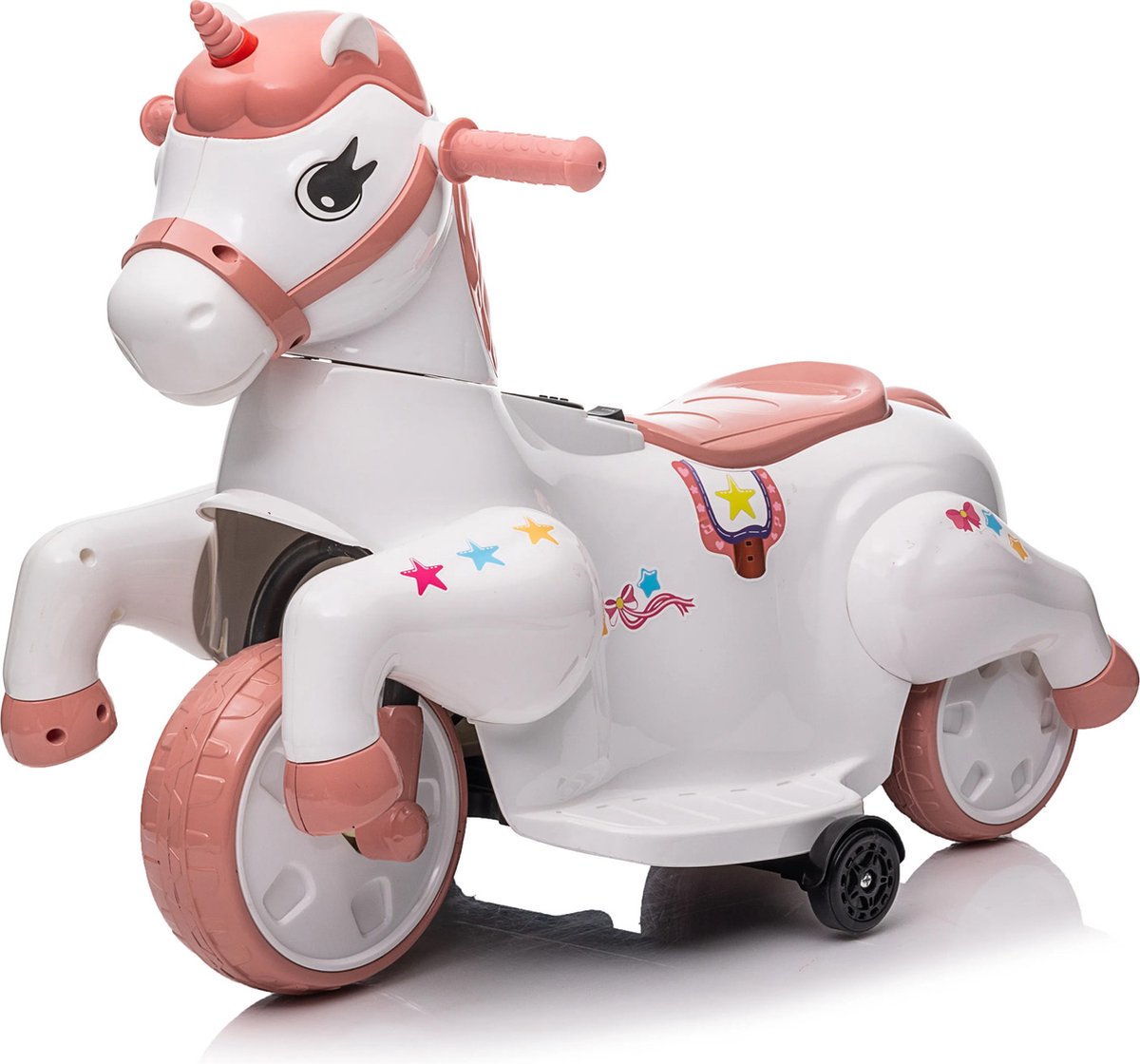 kiddocruiser elektrisch speelgoedpaard 6v beweging muziek en magie voor jonge ruiters