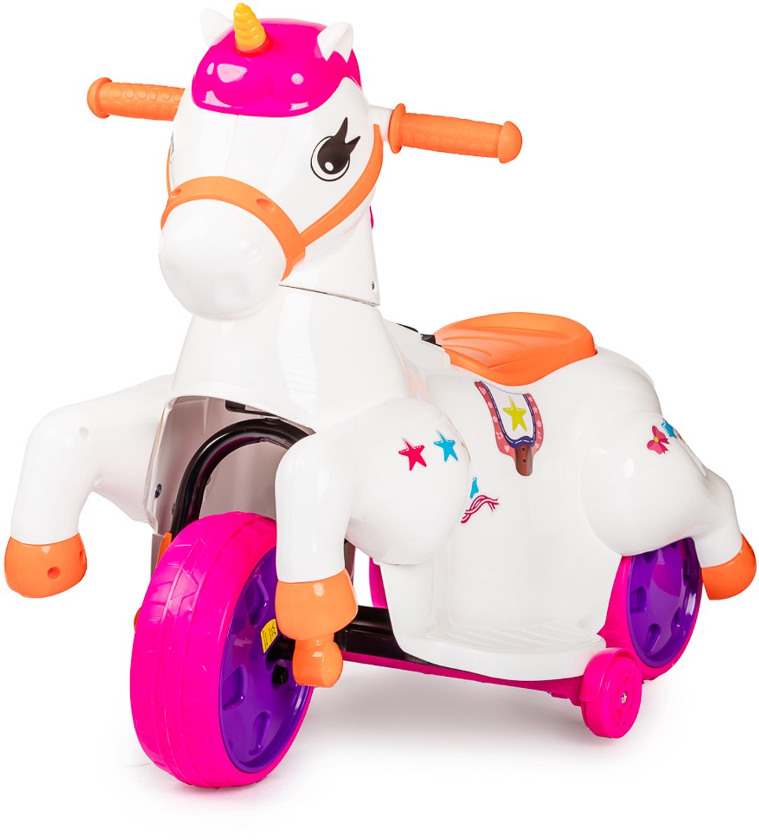 Kiddocruiser elektrisch speelgoedpaard 6v op accu - Accu voertuig Accuvoertuig kopen online