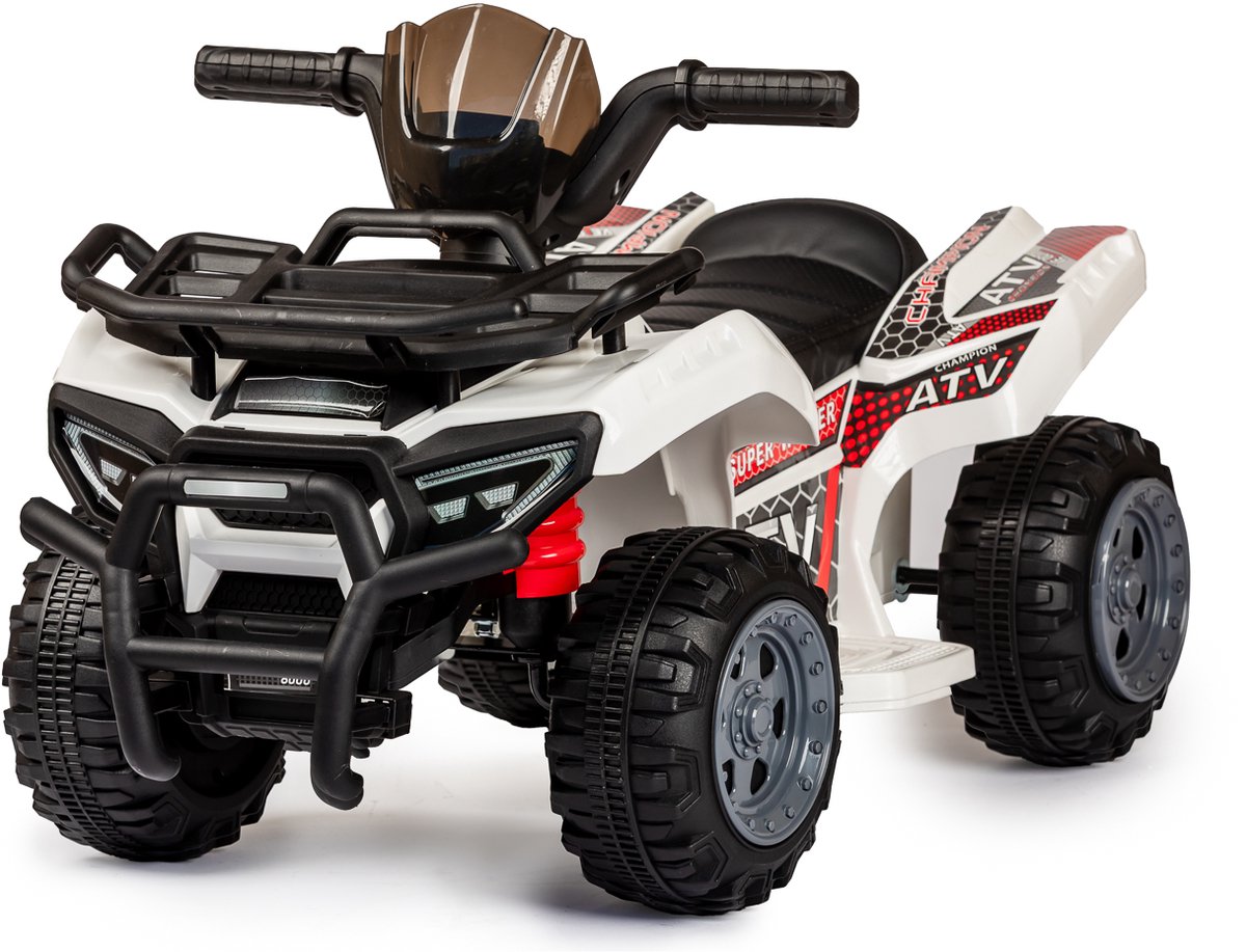 Kiddocruiser Elektrische Kinderquad Scorpion 6V - Wit - 1-3 jaar Accuvoertuig kopen online