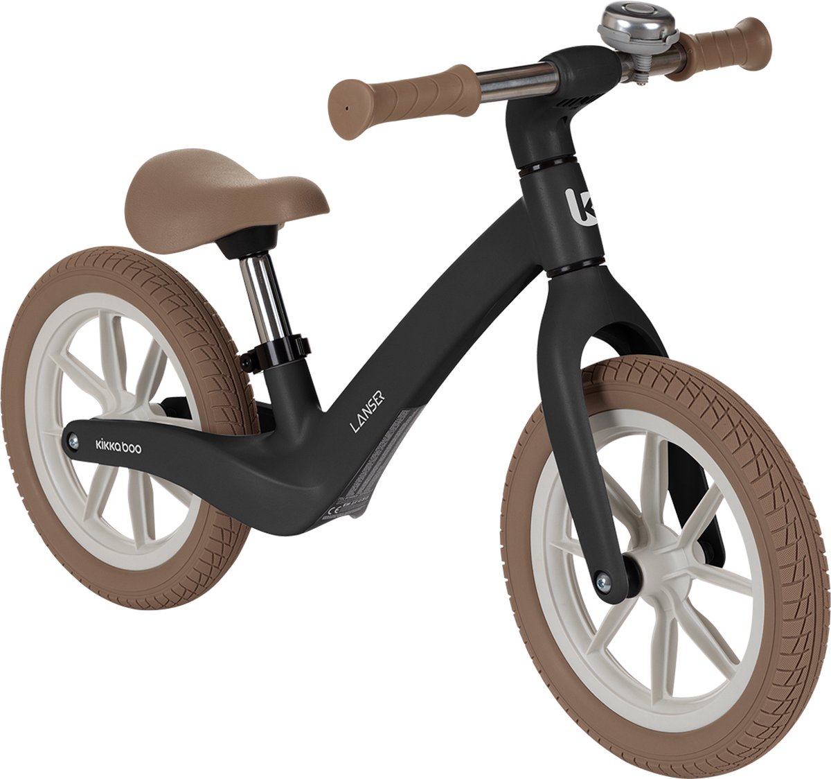 Kikkaboo Lanser Loopfiets - Zwart Loopfiets kopen online