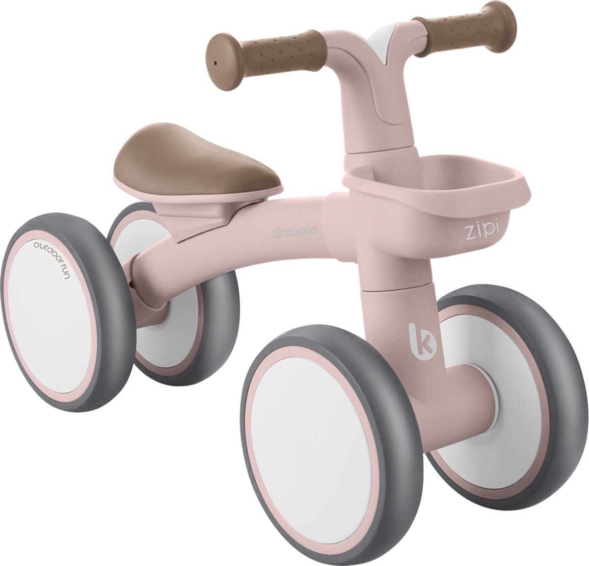 Kikkaboo Ride On Zipi Loopfiets Roze Loopfiets kopen online