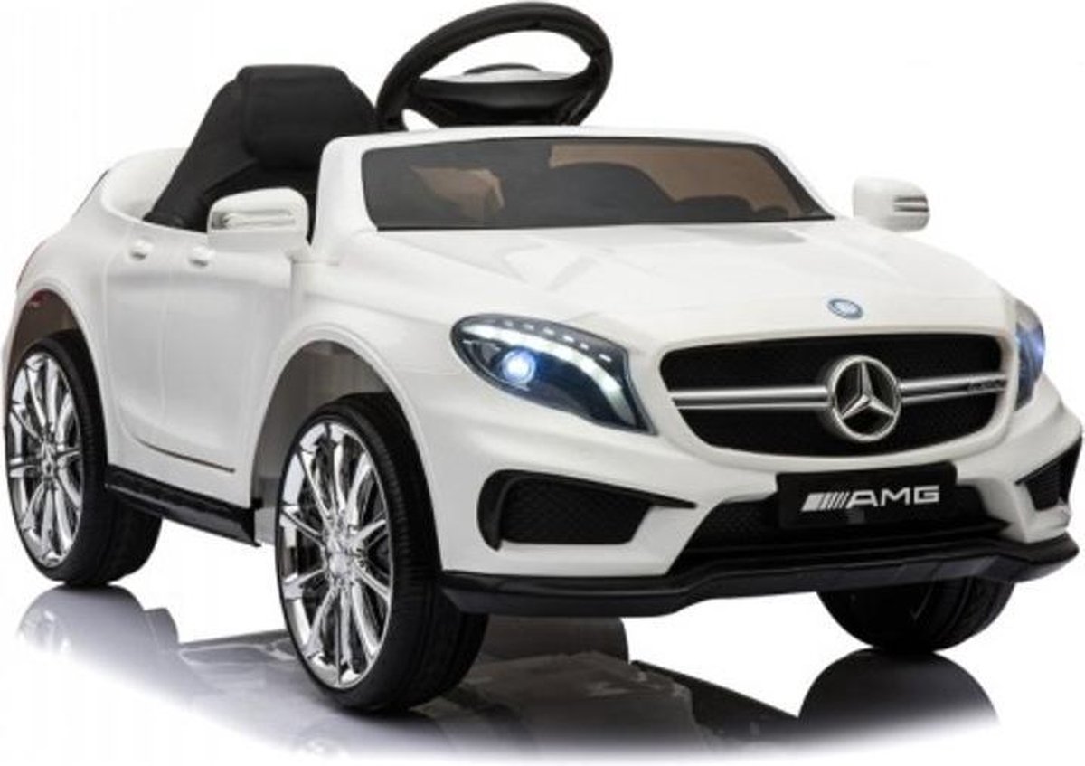 Kinder auto Mercedes GLA 45 AMG 12v Afstandsbediening  WIT Accuvoertuig kopen online