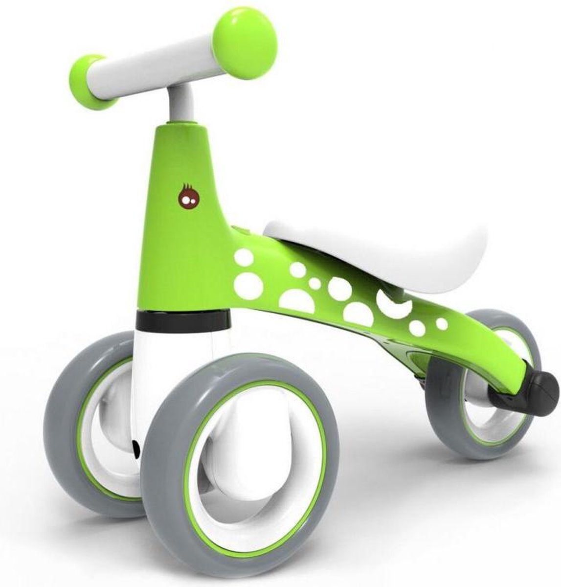 Kinder loopfiets - driewieler - groen & wit Loopfiets kopen online