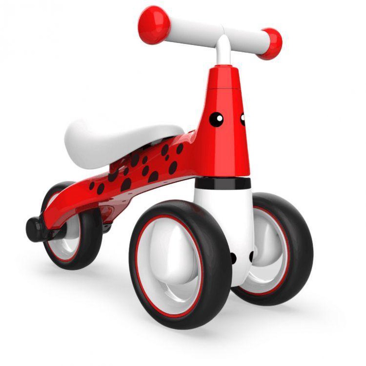 Kinder loopfiets - driewieler - rood & wit Loopfiets kopen online