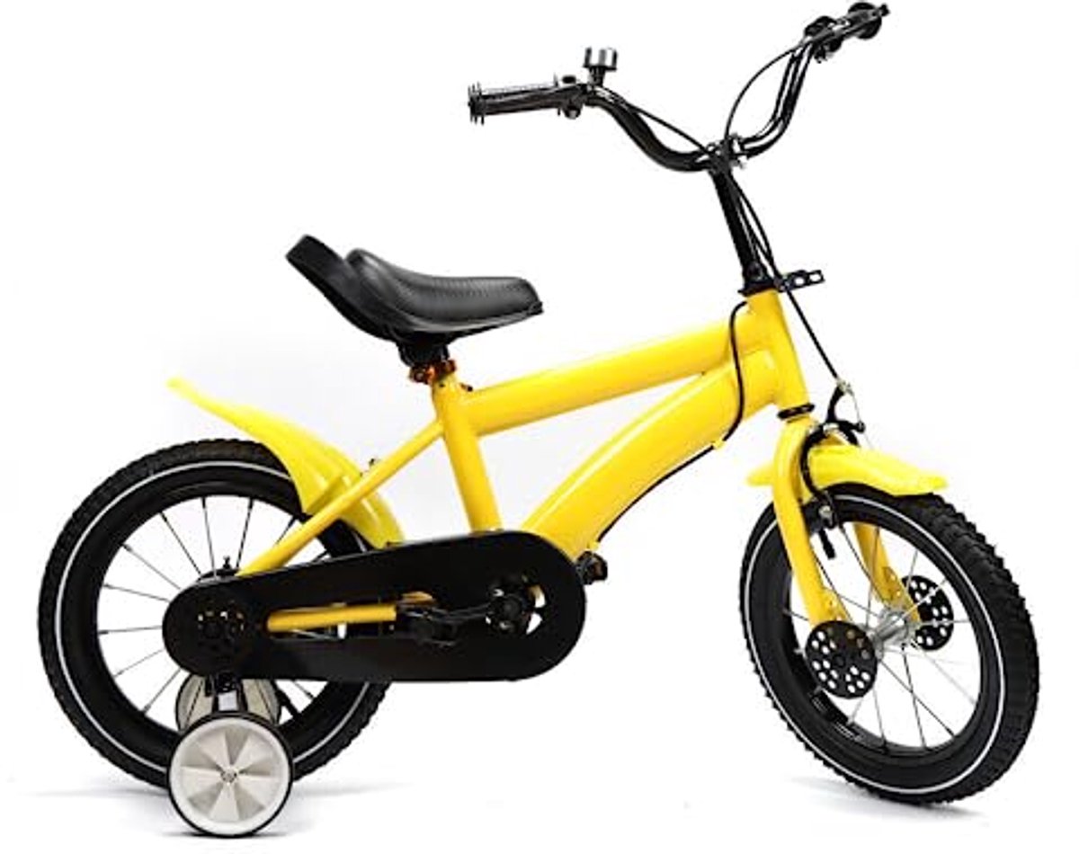 Kinderfiets 14 inch voor jongens en meisjes met afneembare steunwielen – Perfect voor kinderen van 3 tot 6 jaar Kinderfiets kopen online