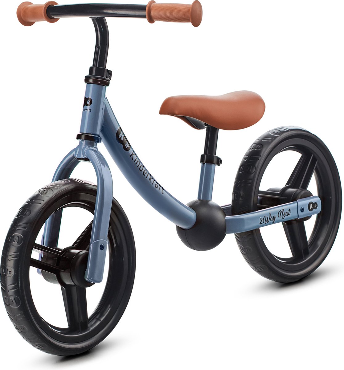 Kinderkraft 2WAY NEXT Loopfiets – 12 inch wielen – Verstelbaar zadel & stuur – Voor kinderen vanaf 2 jaar – Blauw Loopfiets kopen online