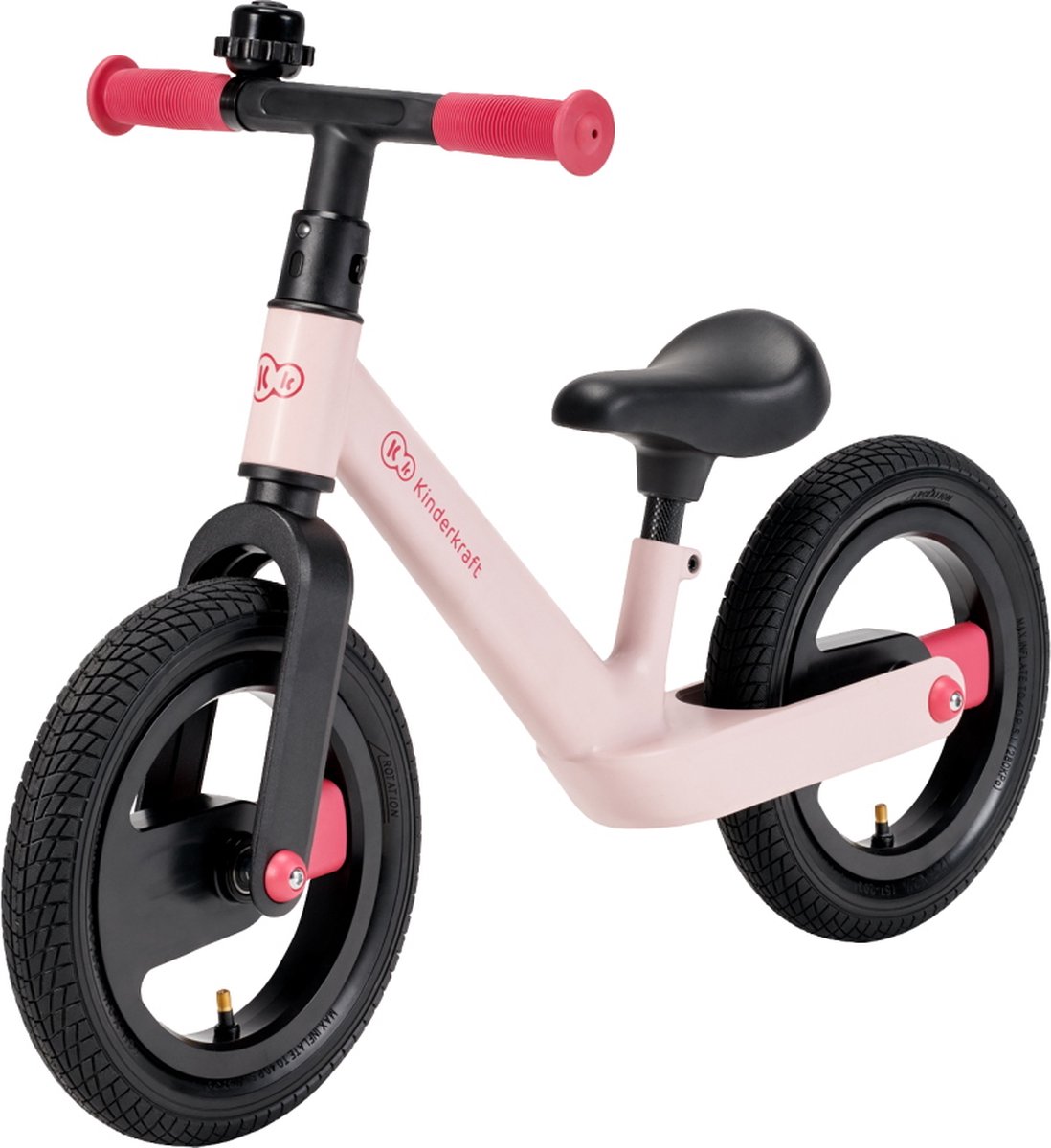 Kinderkraft GOSWIFT - Ultralichte Loopfiets - zonder pedalen - Roze Loopfiets kopen online