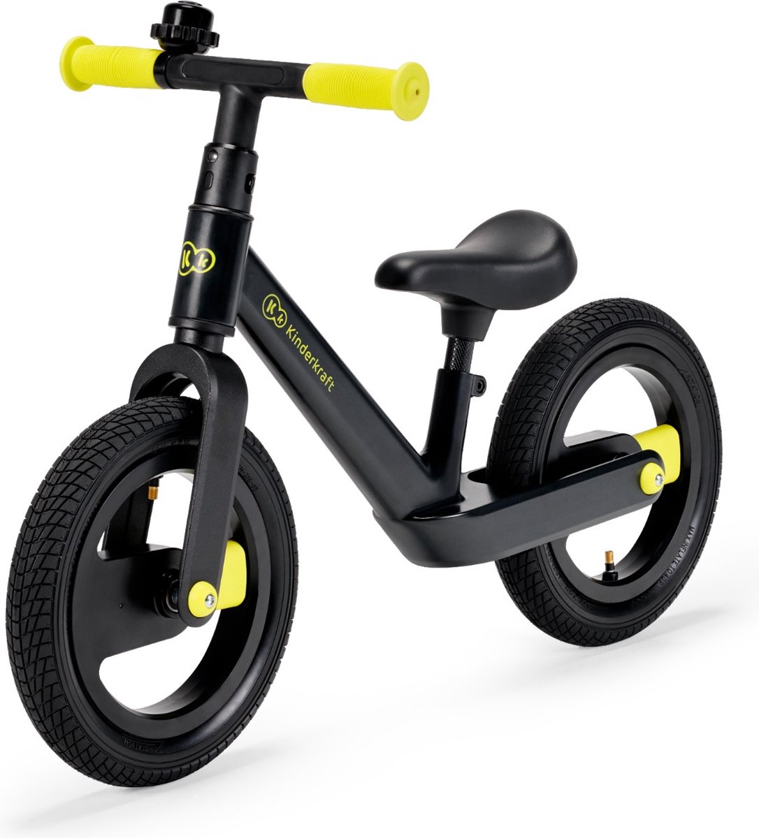 Kinderkraft GOSWIFT - Ultralichte Loopfiets - zonder pedalen - Zwart Loopfiets kopen online