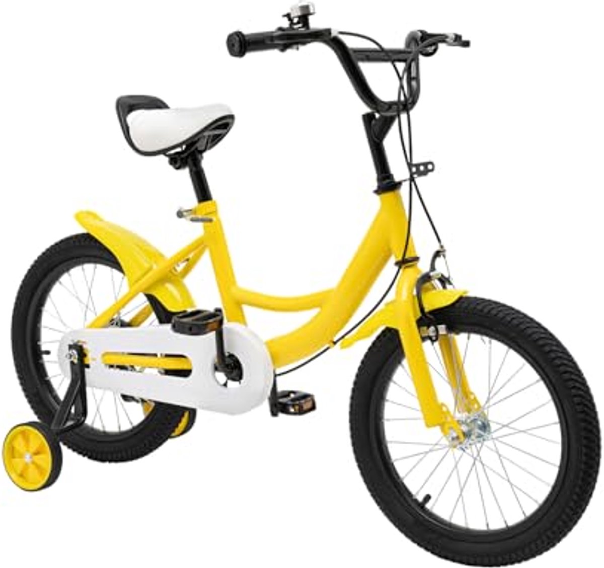 kindvriendelijke 16 inch fiets met steunwielen voor kinderen van 4 tot 8 jaar