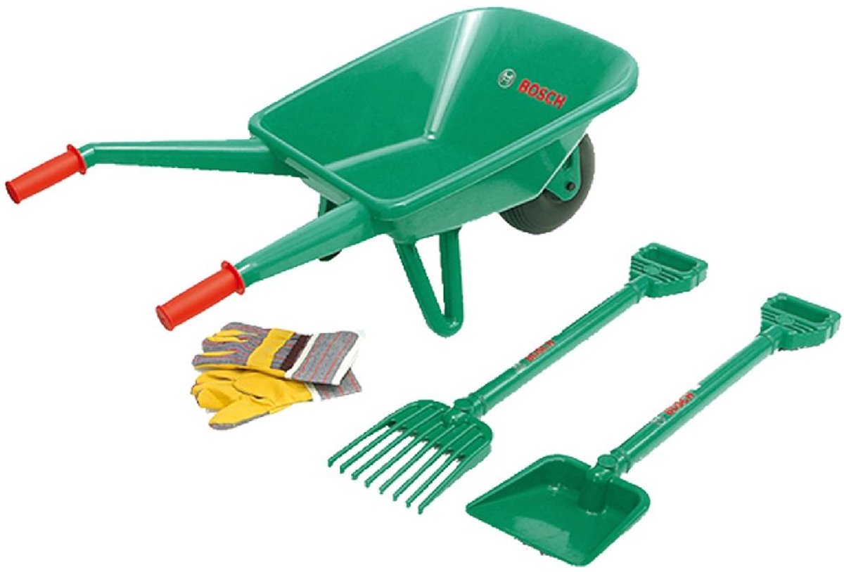 Klein Toys - Bosch Mini - Speelgoed kruiwagen - groen Speelgoedkruiwagen kopen online
