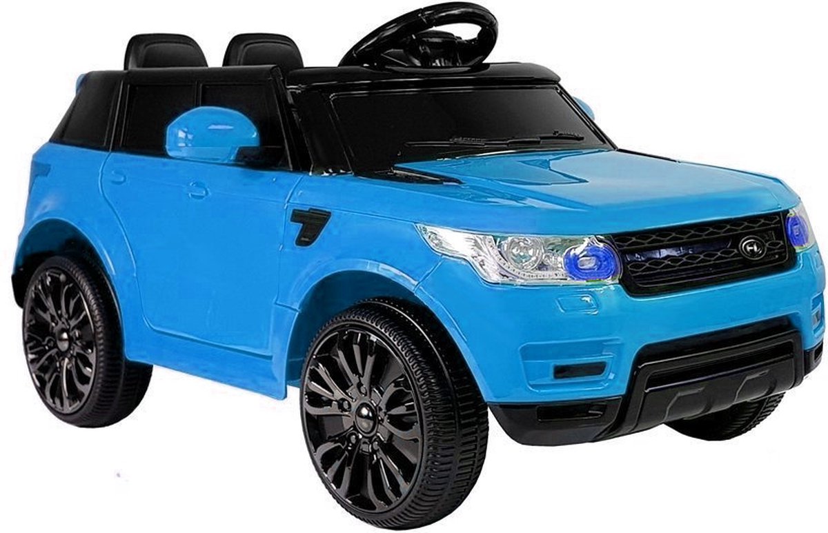 Kleine elektrische auto - SUV - 12V - 93x54,5x37 cm - blauw Accuvoertuig kopen online