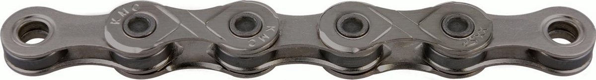 kmc 12 speed fietsketting ept zilver anti roest inclusief missinglink 126 schakels
