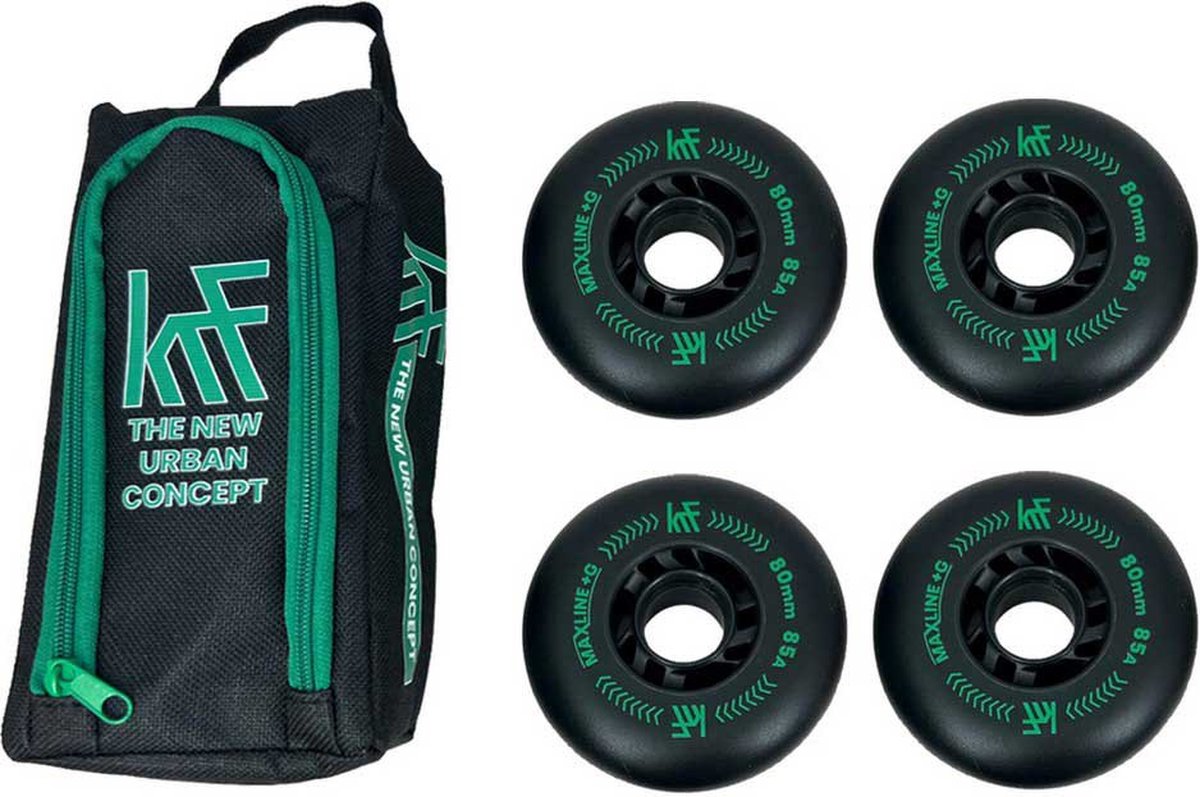 Krf Maxline 85a Schaatswielen Zilver 80 mm Skateonderdeel kopen online
