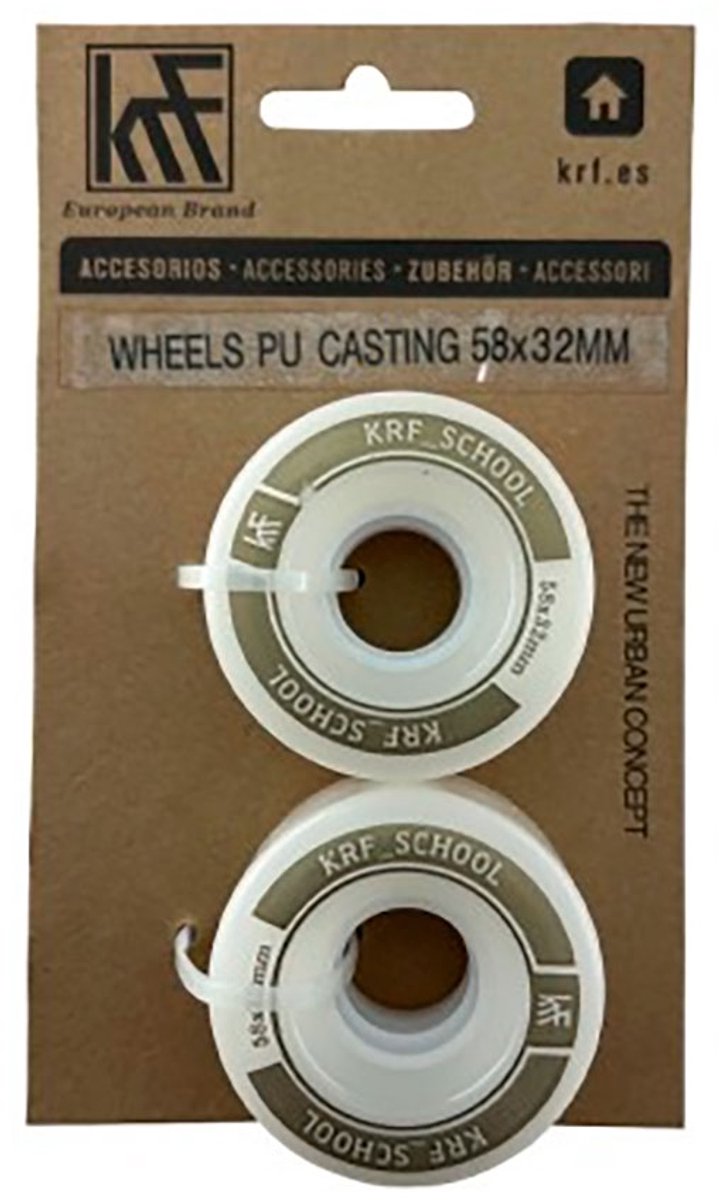 Krf Puc 2 Units Wiel Blauw,Zwart 58 x 32 mm Skateonderdeel kopen online