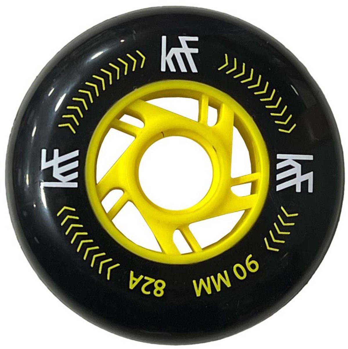 Krf Schaatswielen 2 Eenheden Goud 90 mm / 84A Skateonderdeel kopen online
