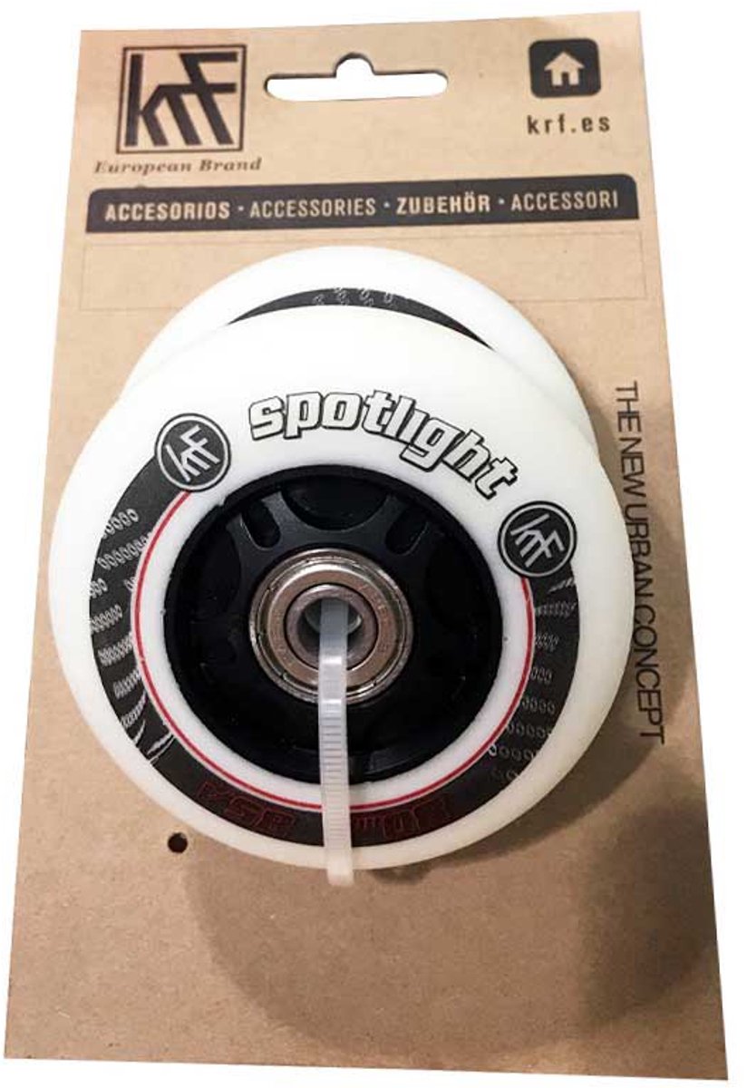Krf Spotlgiht Led Lights 2 Units Wiel Blauw 80 mm / 85A Skateonderdeel kopen online