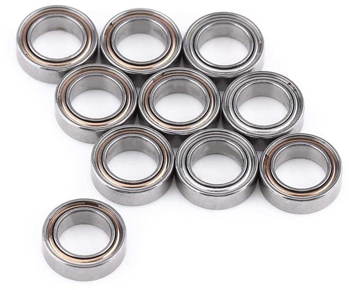lager set van 10 stuks stalen miniatuurkogellagers 5x8x2 5mm voor 3d printen en modelbouw geschikt voor skateboard dubbel afgeschermd