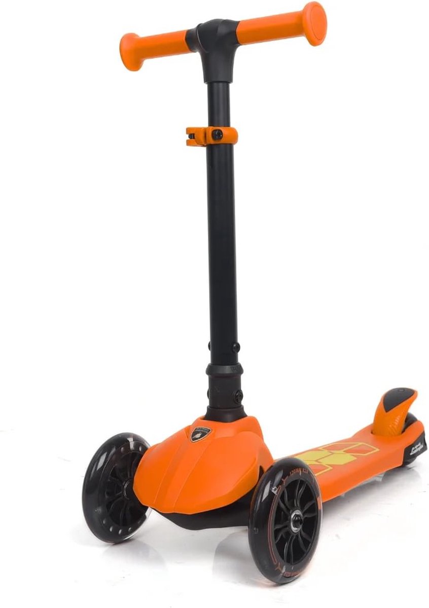 Lamborghini Kinderstep - met 3 wielen - Verstelbaar - 3 tot 6 jaar - Oranje Step kopen online
