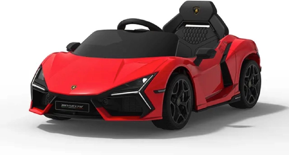 Lamborghini Revuelto Kinderauto Rood | 12V Accuvoertuig kopen online