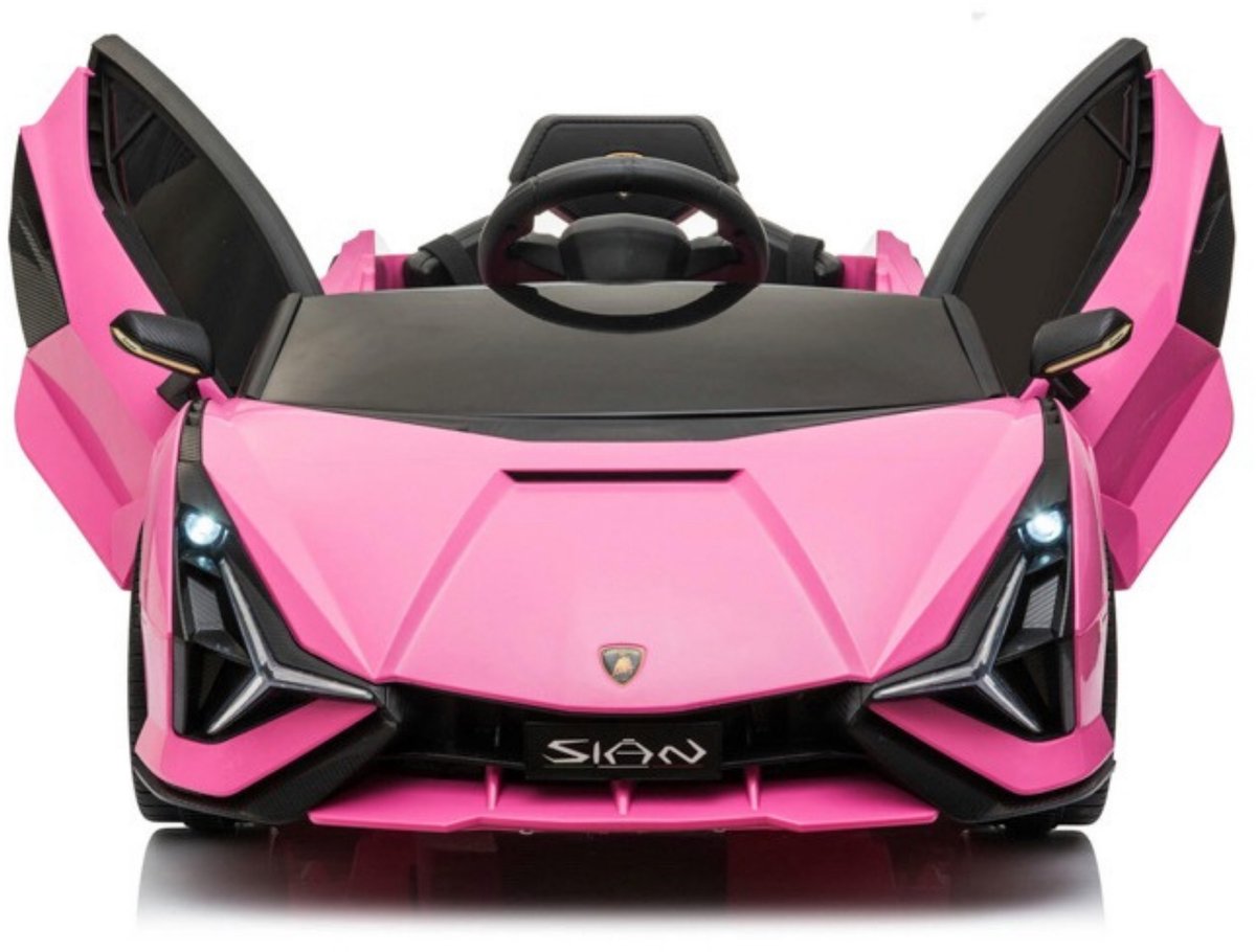 Lamborghini Sian - Elektrische Kinderauto - Met Afstandsbediening - Roze Accuvoertuig kopen online