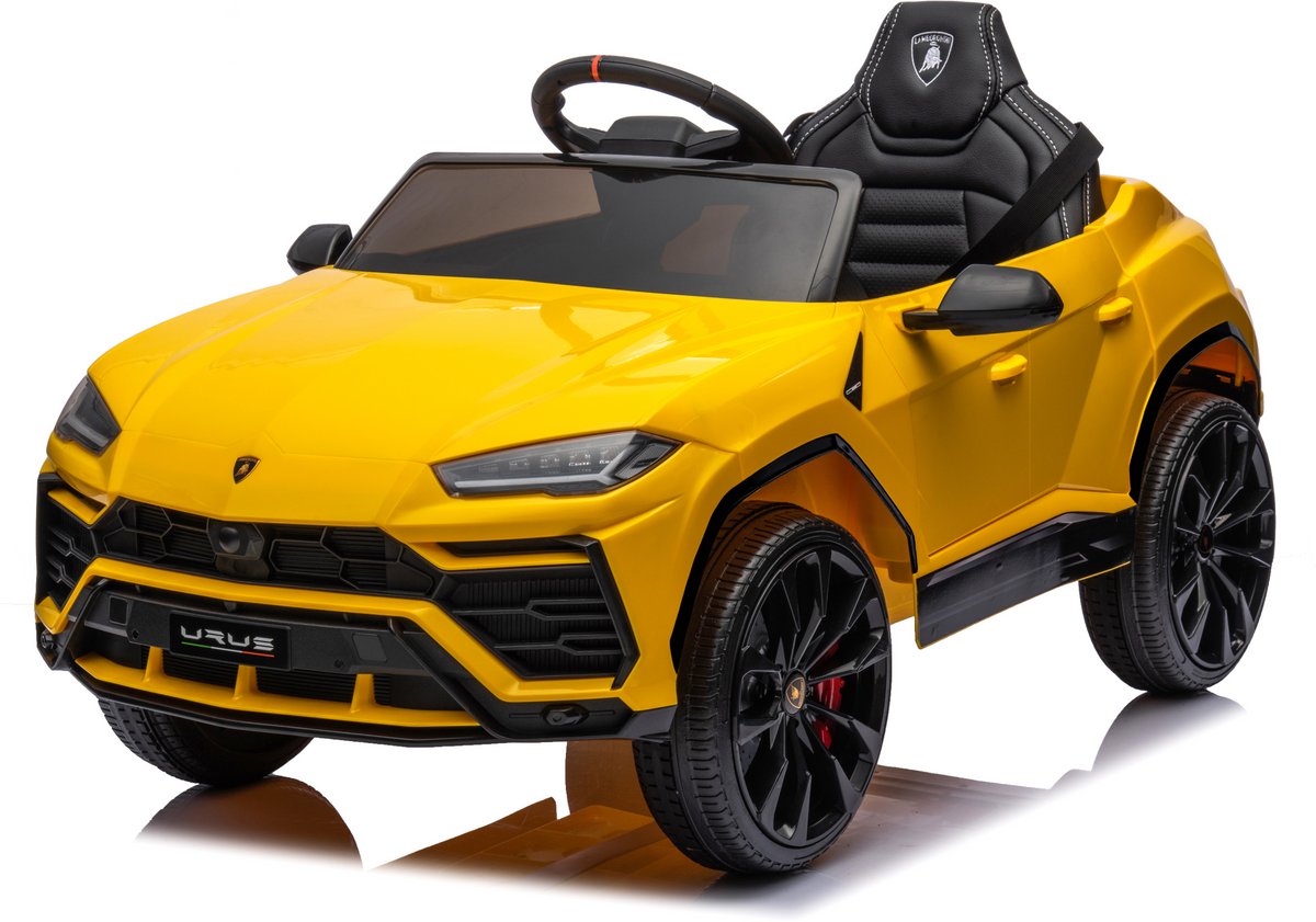 lamborghini urus elektrische kinderauto 12v 1 tot 4 jaar geel