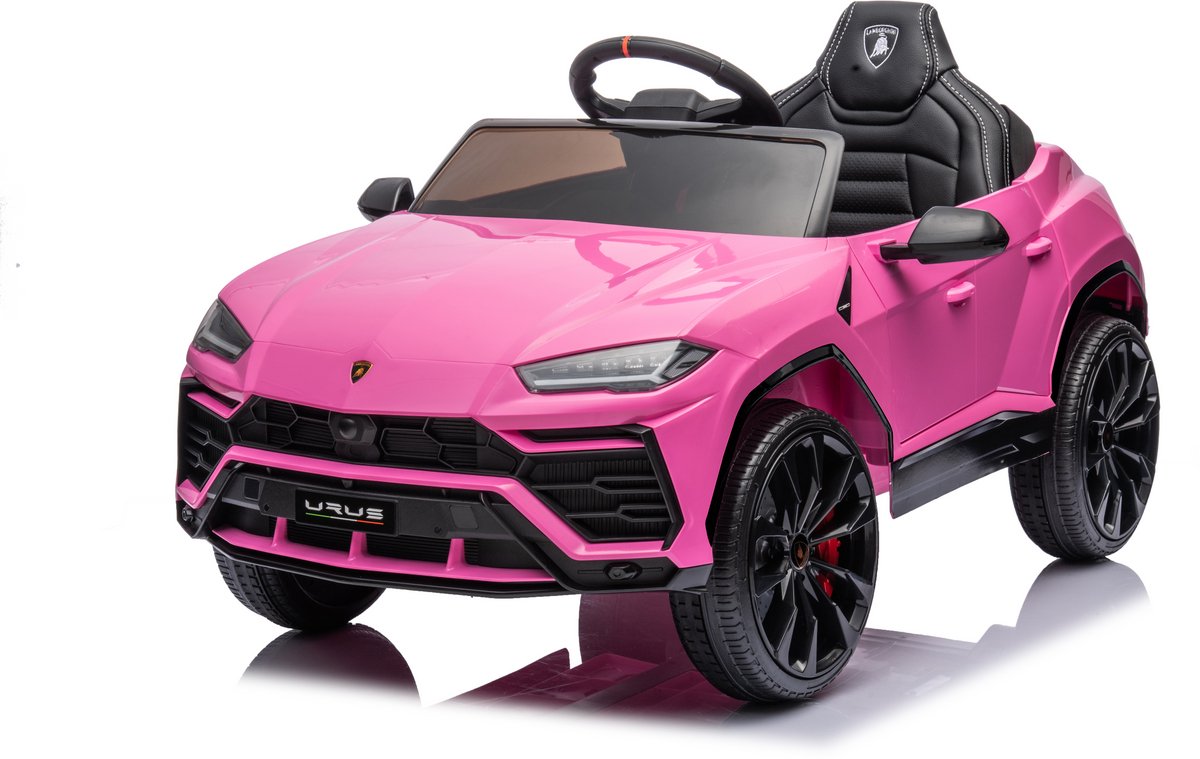 lamborghini urus elektrische kinderauto 12v 1 tot 4 jaar roze
