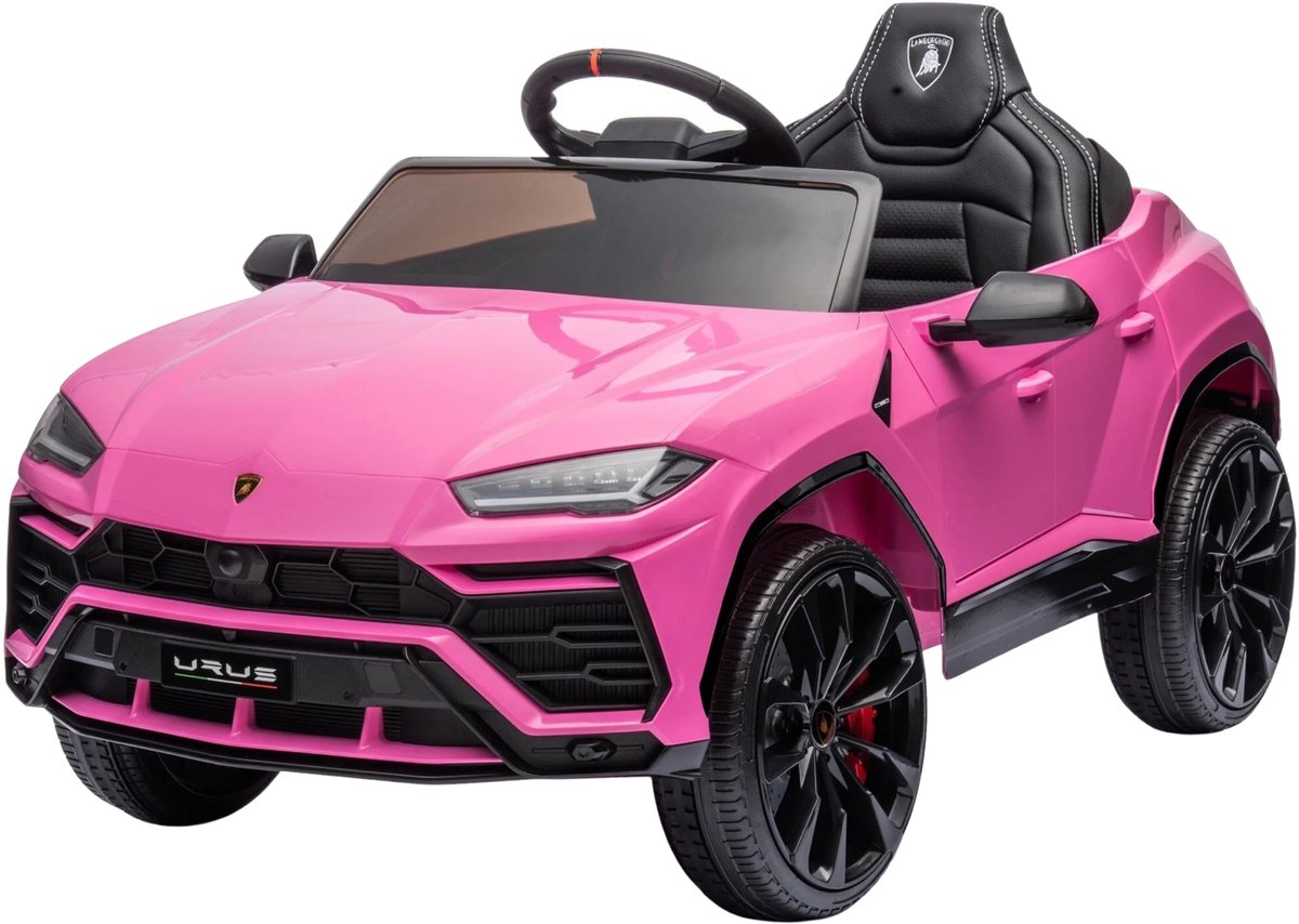 Lamborghini Urus - Elektrische Kinderauto Lamborghini - 1-zitter - Roze - Elektrische kinderauto Accuvoertuig kopen online