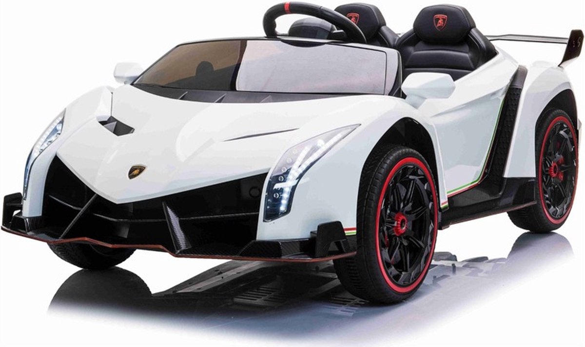Lamborghini Veneno Wit 2-zits | 12V Kinderauto Accuvoertuig kopen online