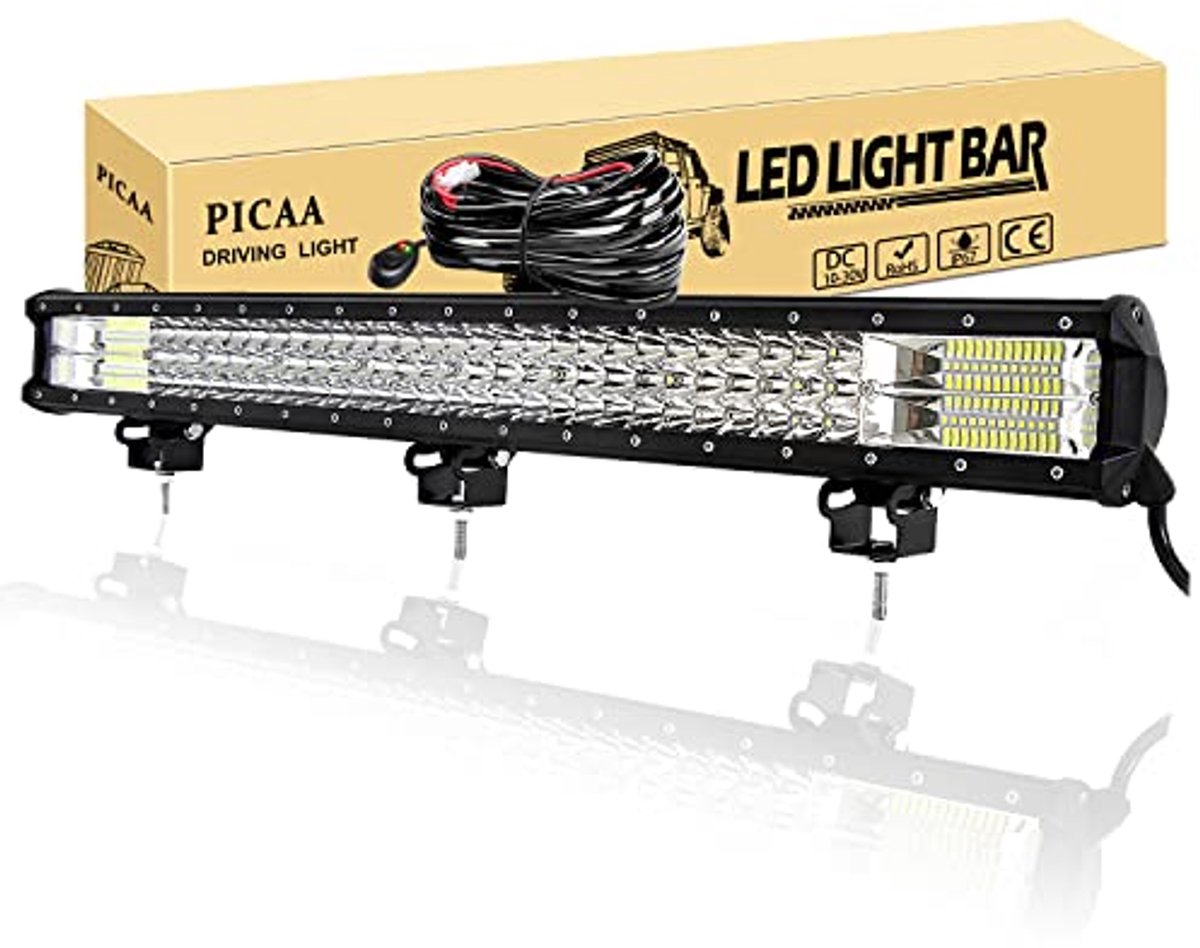 LED-lichtbalk met drie rijen 28 inch 396 W 12 V voor SUV Offroad UTV Tractor Buitenspeelvoertuigaccessoire kopen online