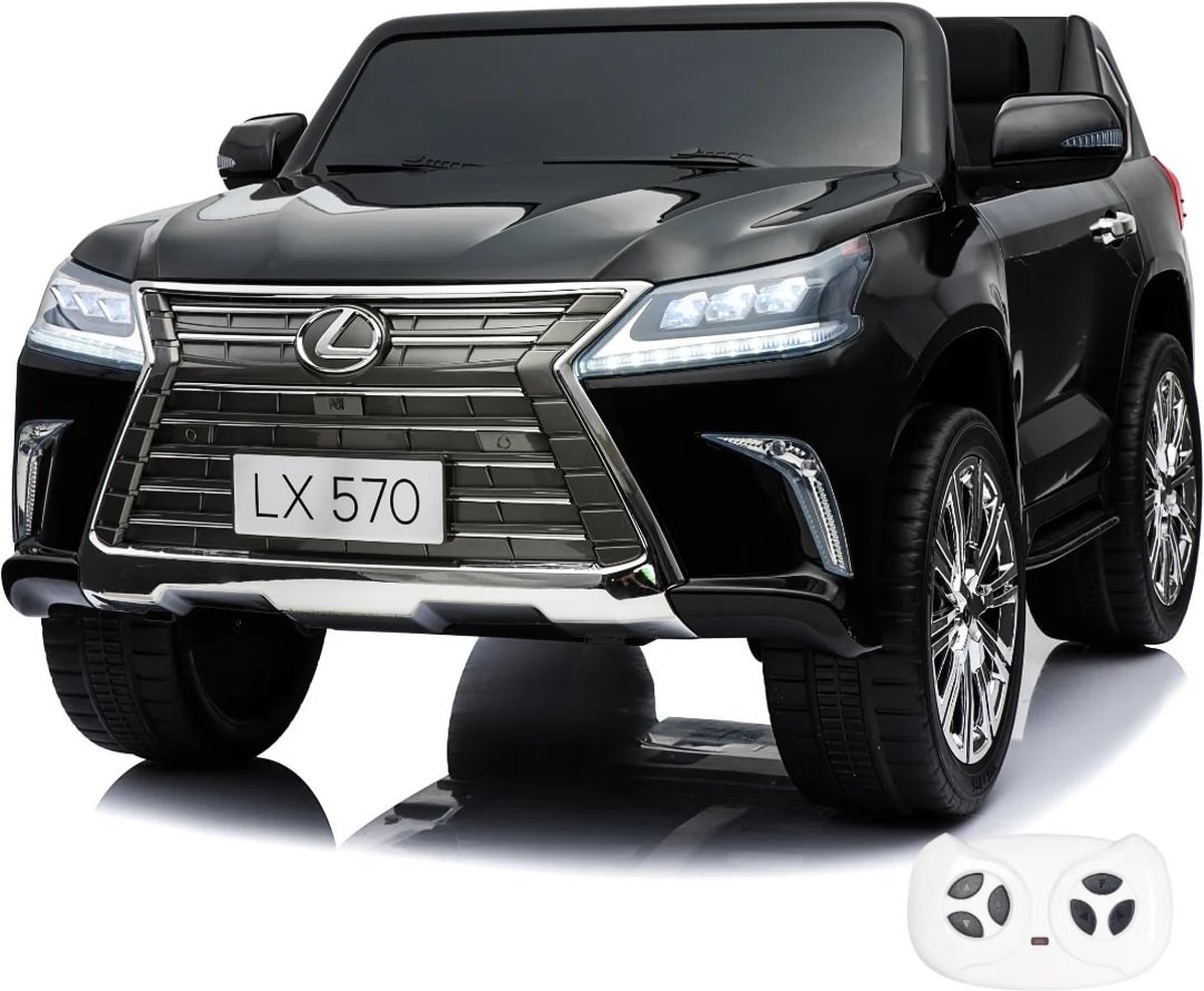 Lexus LX570 - Elektrische Kinderauto - 2 persoons - 12V - 2 tot 7 jaar - Zwart Accuvoertuig kopen online