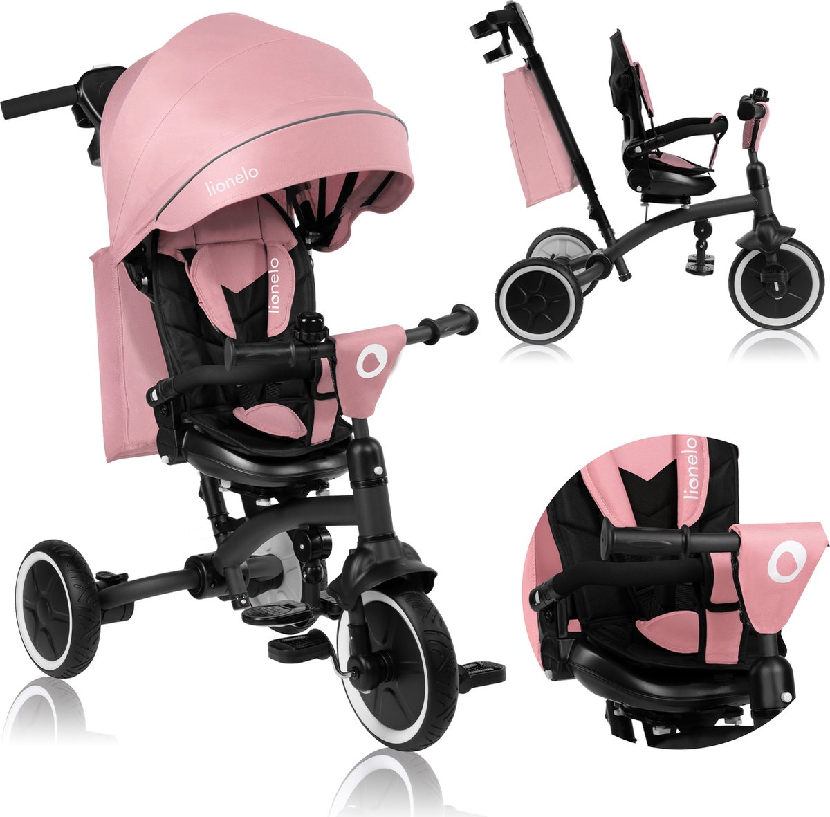 Lionelo Tris Plus - Driewieler - Kinderfiets 2-in-1 - tot 5 Jaar - Driewieler tot 25 kg Driewieler kopen online