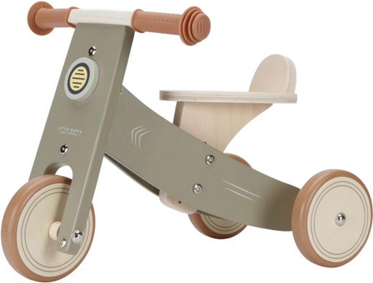 Little Dutch driewieler met naam Olive gepersonaliseerd ,Kinder driewieler Peuter driewieler Little Dutch loopfiets met drie wielen Houten driewieler Driewiel fietsje Driewiel loopfiets Loopfiets kopen online