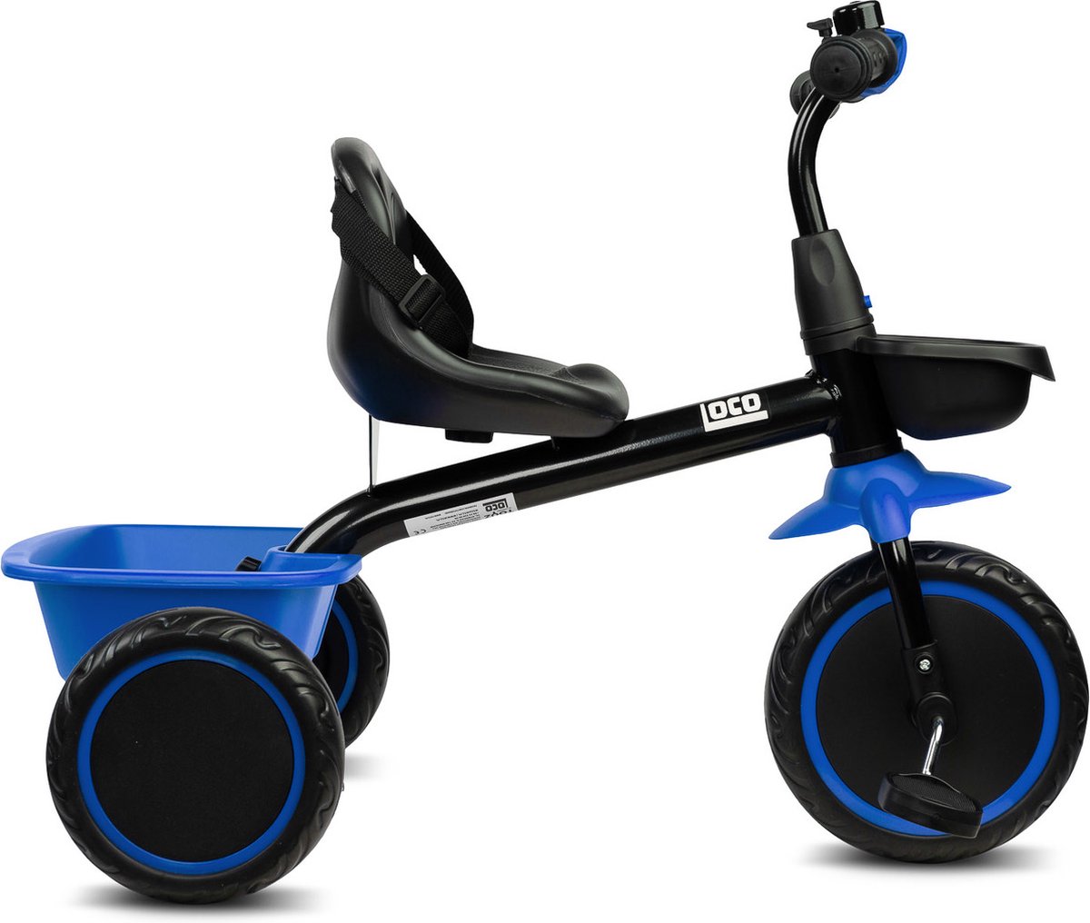 loco blauwe 3 wielfiets