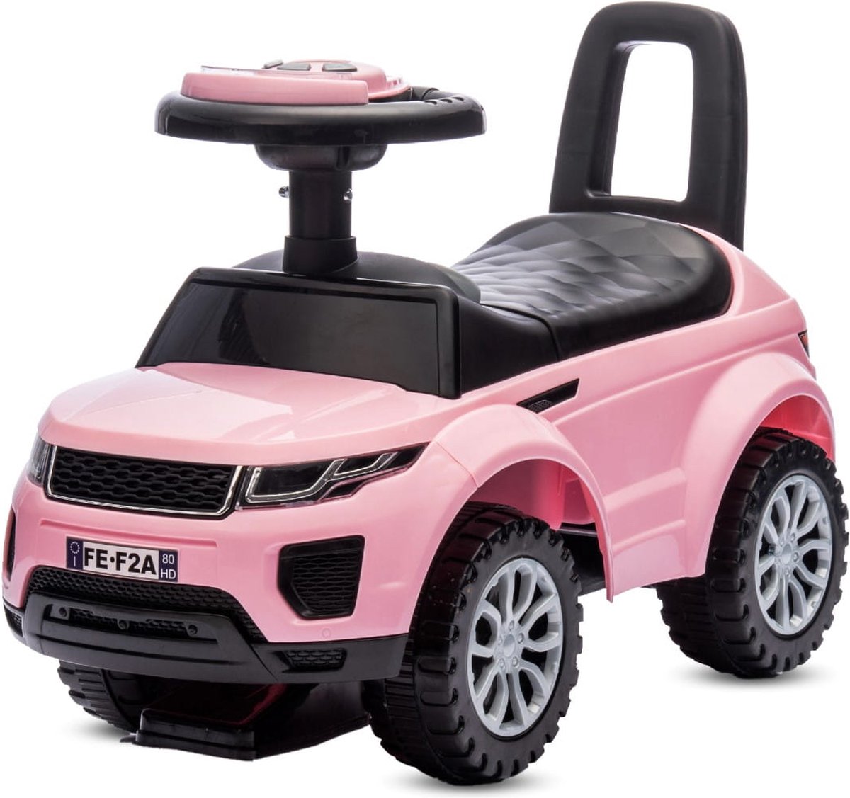 loopauto vanaf 1 jaar bobby auto kinderauto vanaf 12 maanden babyauto babywalker met claxon en motorgeluiden lichtroze