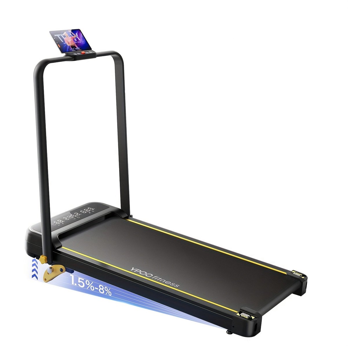 Loopband – Wandelband – Walking Pad – Treadmill – Hometrainer – Inklapbaar – 3 Hellingniveaus – Max. 136 kg Belastbaar Loopfiets kopen online