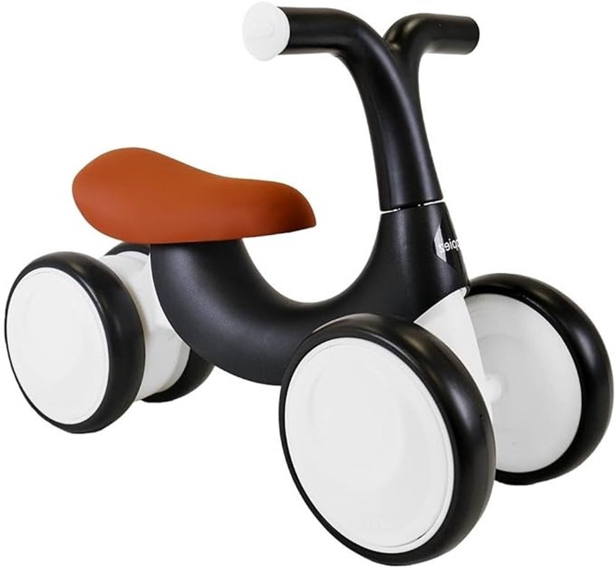 Loopfiets 1 Jaar - Balance Bike Voor Meisjes En Jongens - Leren Lopen - 4 Wielen - Zwart Loopfiets kopen online