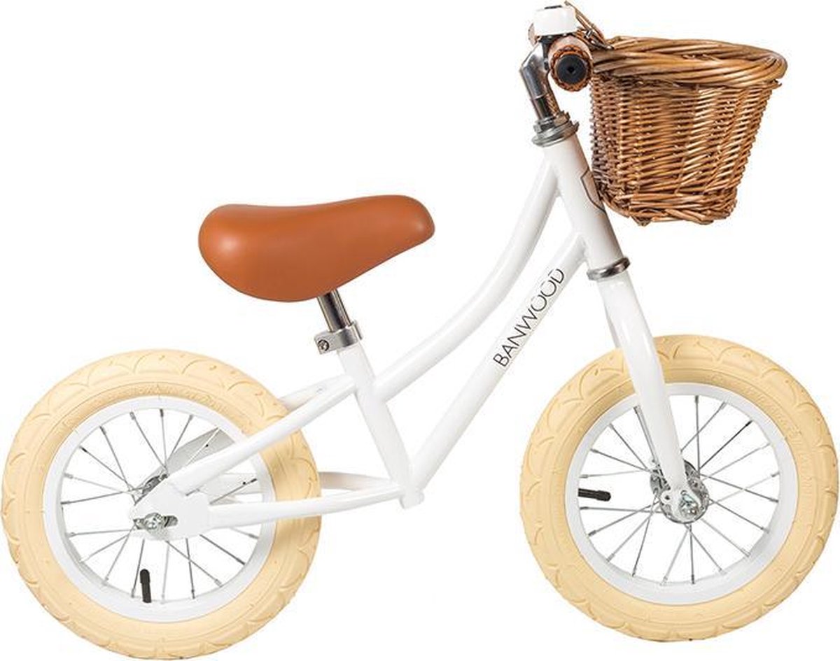 Loopfiets first go wit - Banwood Loopfiets kopen online
