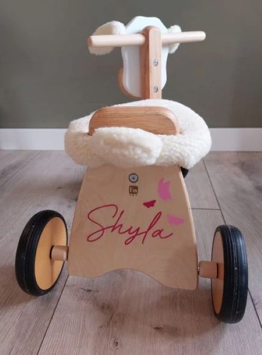 loopfiets schaap met naam i m toy