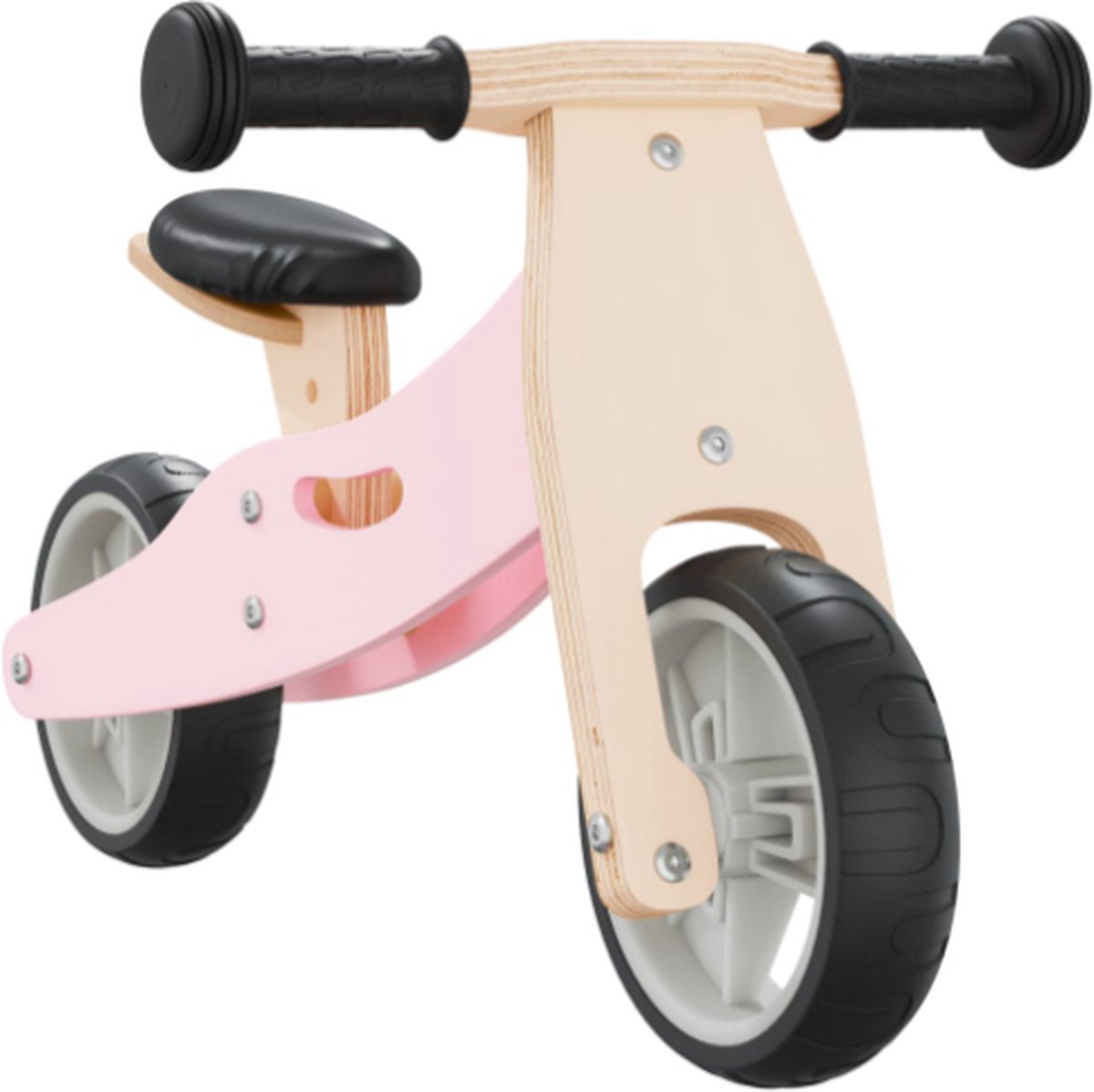 loopfiets voor kinderen 2 in 1 roze